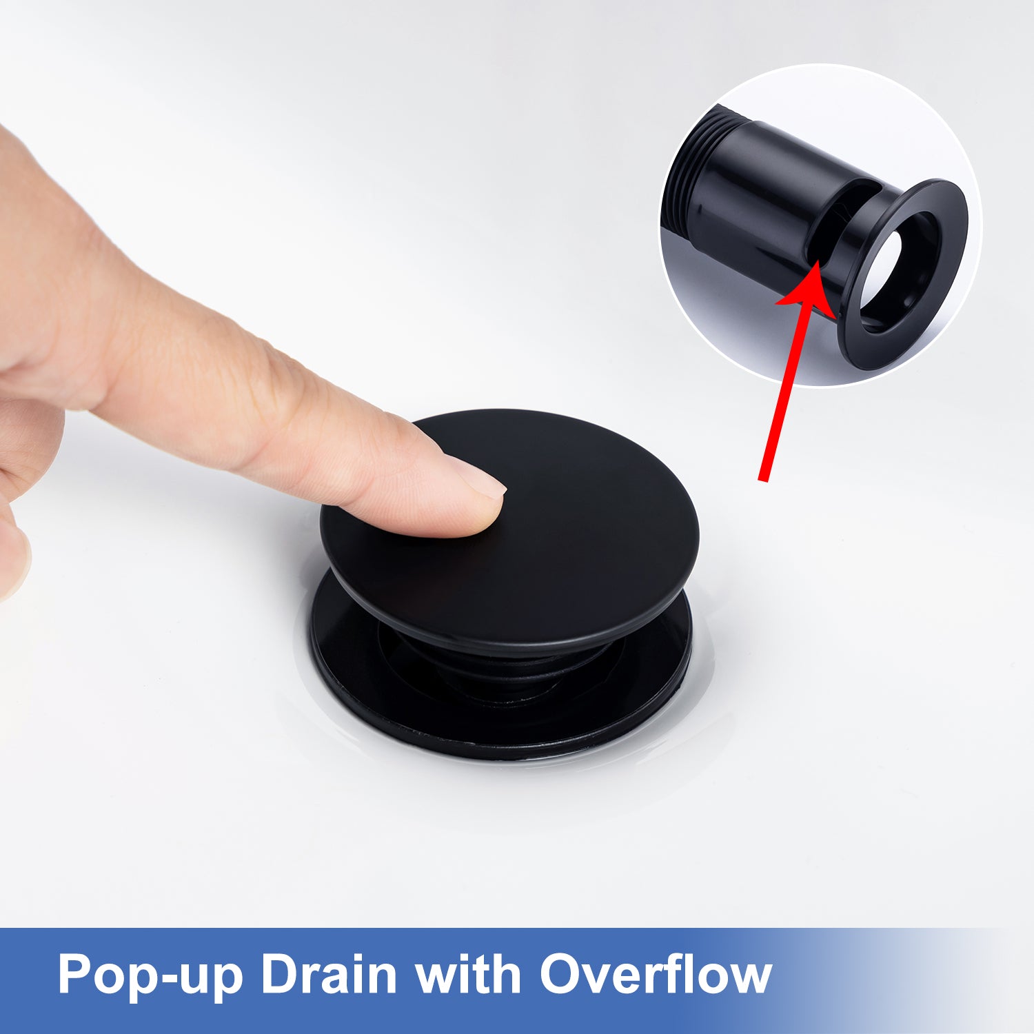 2-Handle Widespread Bathroom Faucet with Drain Assembly (S83008)