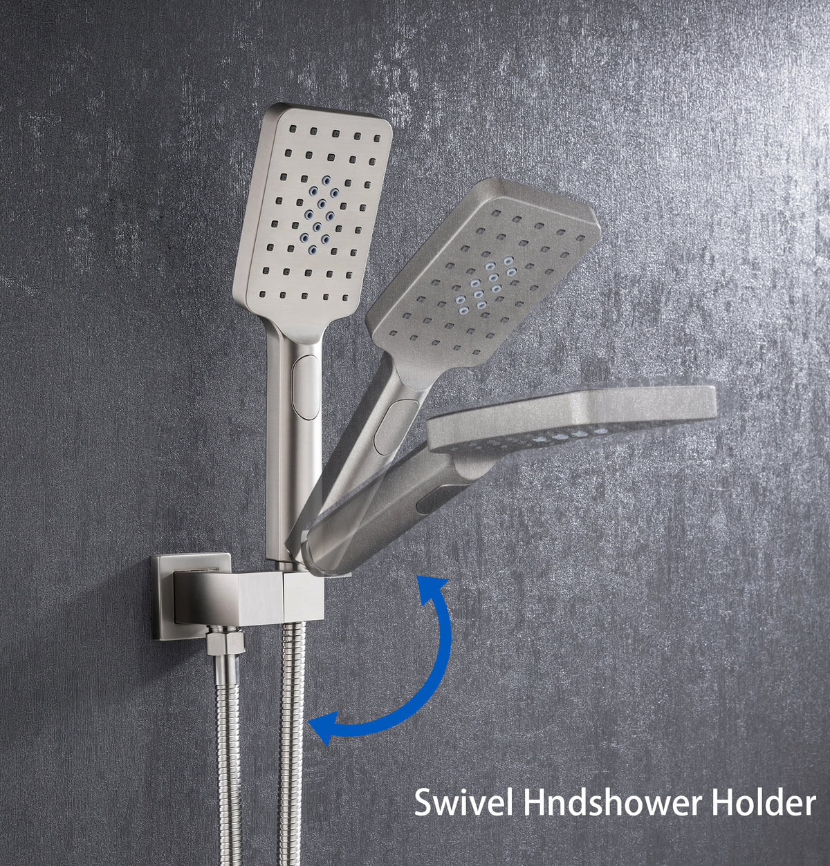 Wall-Mount Square Shower