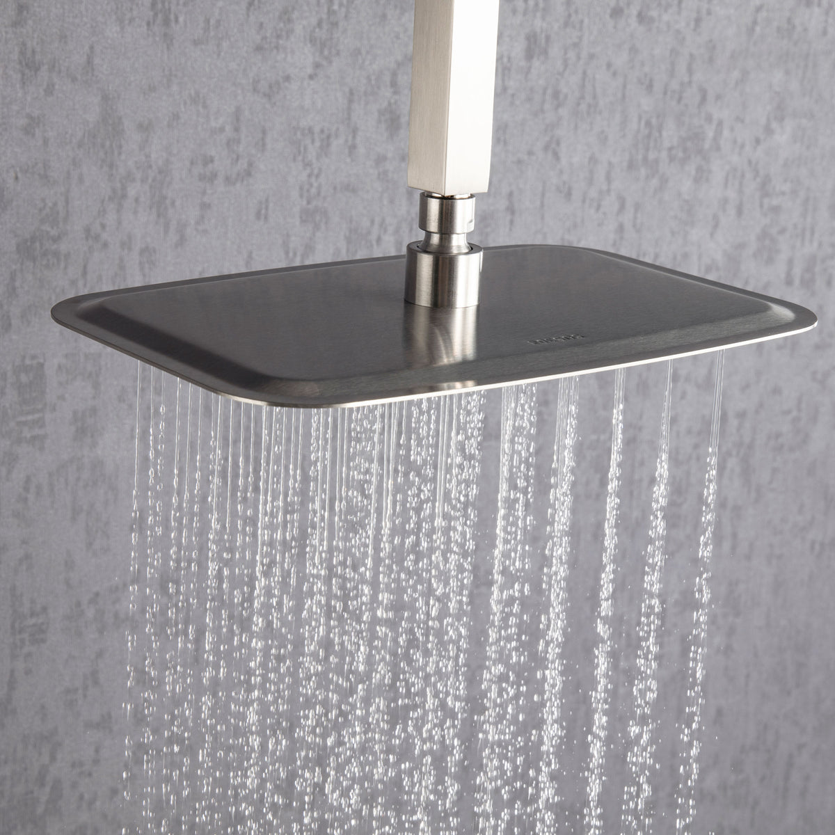 RAINLEX 12 in. Square Wall-Mount Complete Shower System with Rough-In Valve