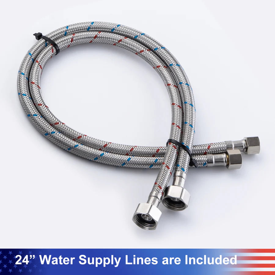 Centerset 2-Handle Bathroom Faucet  with Drain Assembly RX3007H-2