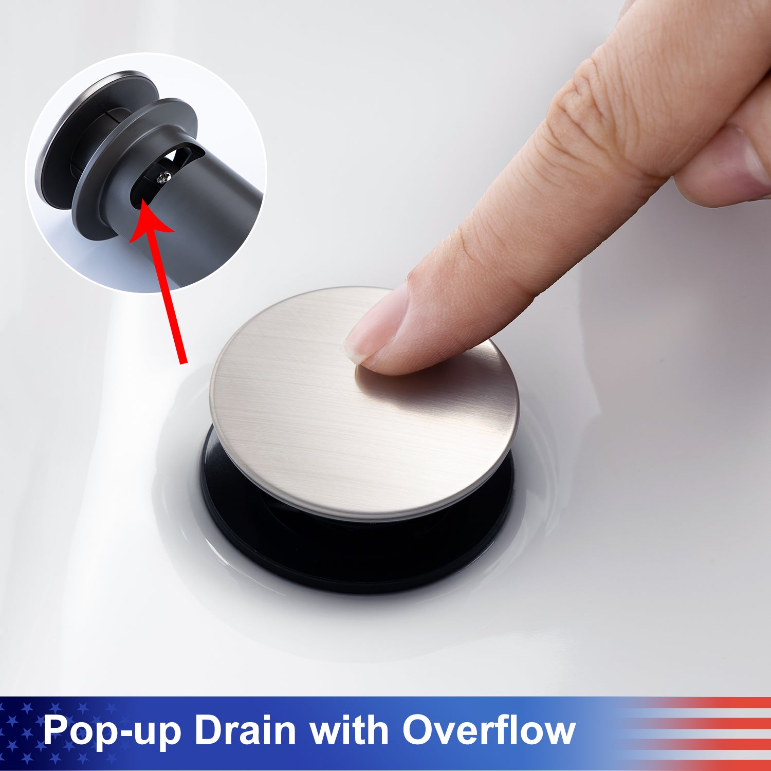 2-Handle Faucet's Buttons