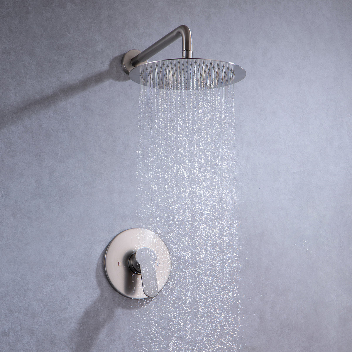 Ultra-thin 10-inch shower head for full body spray