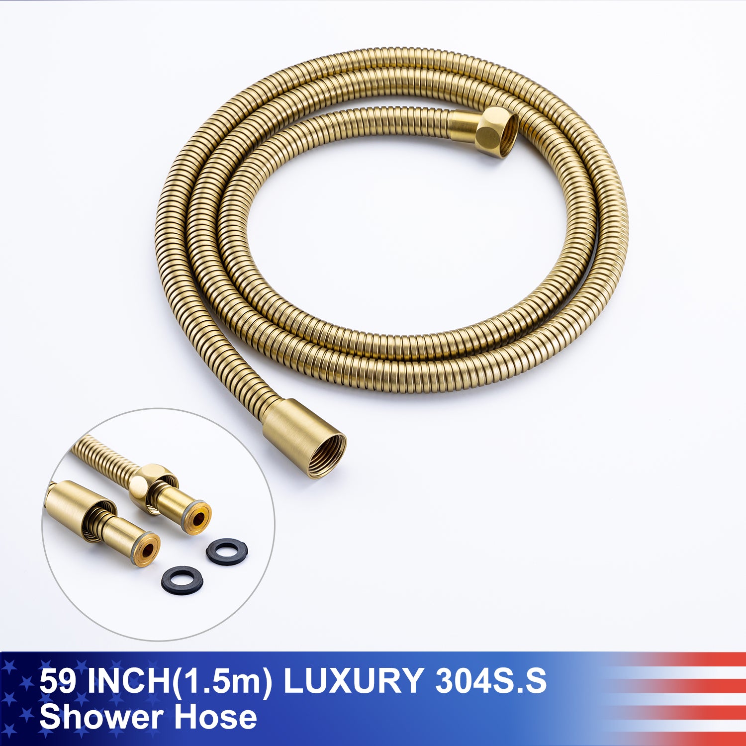 Pommeau de douche de 10 po, robinet de douche rond à 2 voies pour montage au plafond avec valve brute RX96205-10