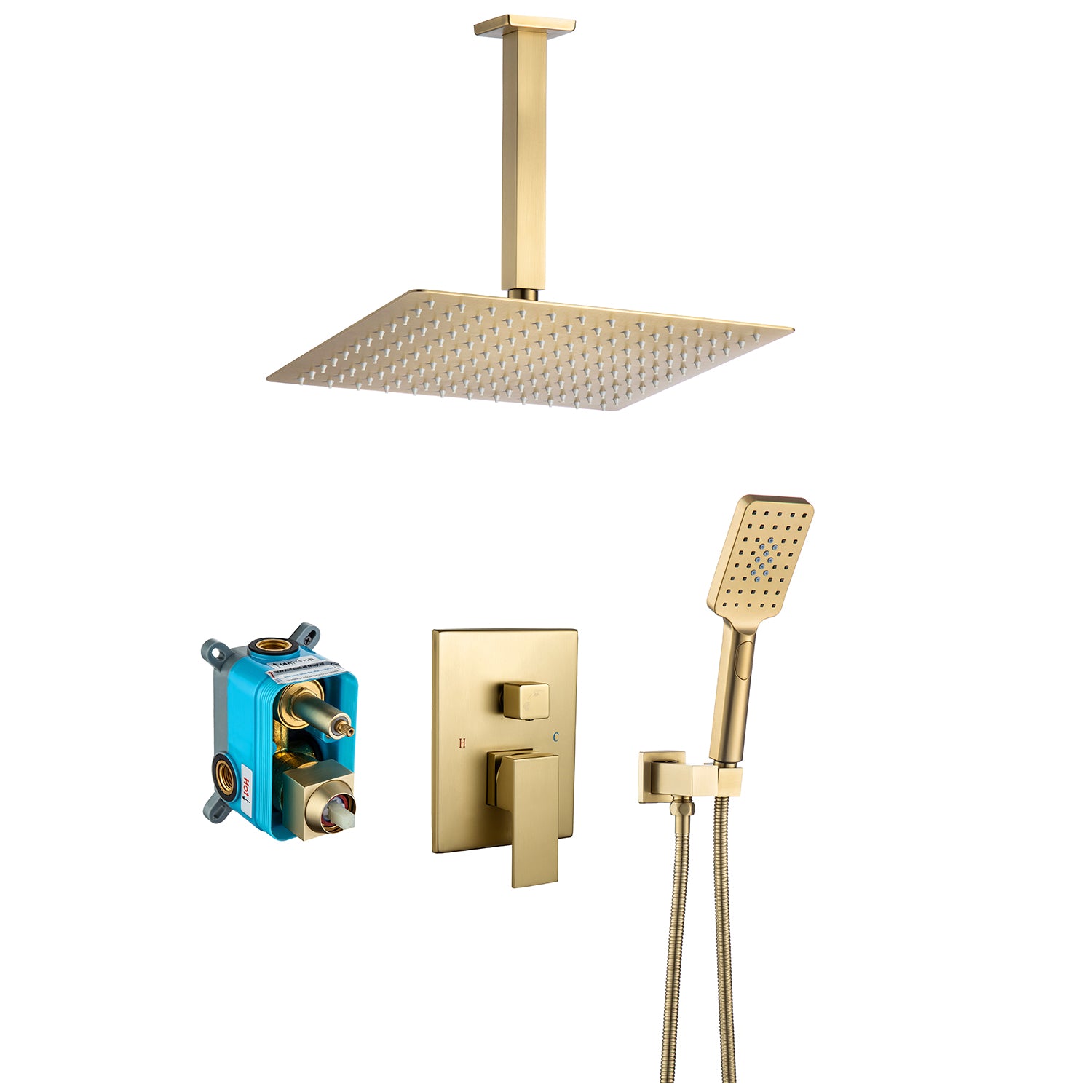 Complete ceiling mount Shower