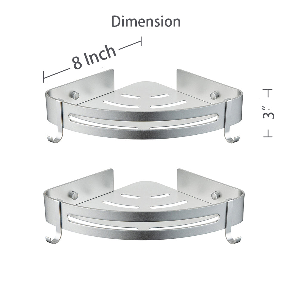 Shower Corner Caddy Basket, Set of 2
