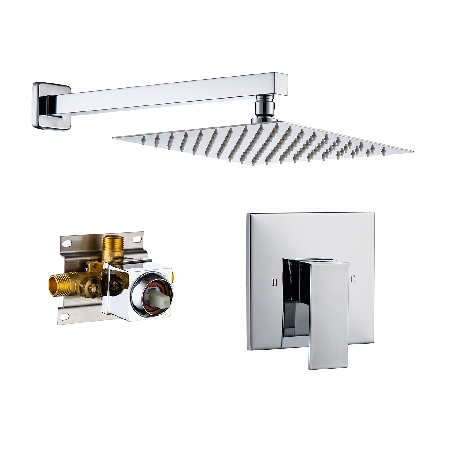 Complete Shower System with Shower Handle