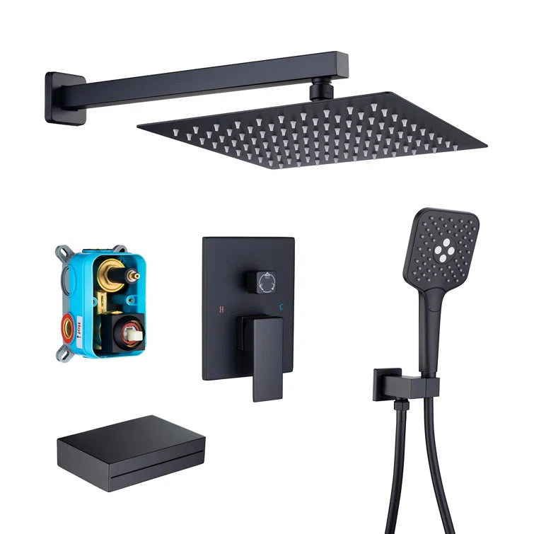 Copmlete shower faucet with rough in valve