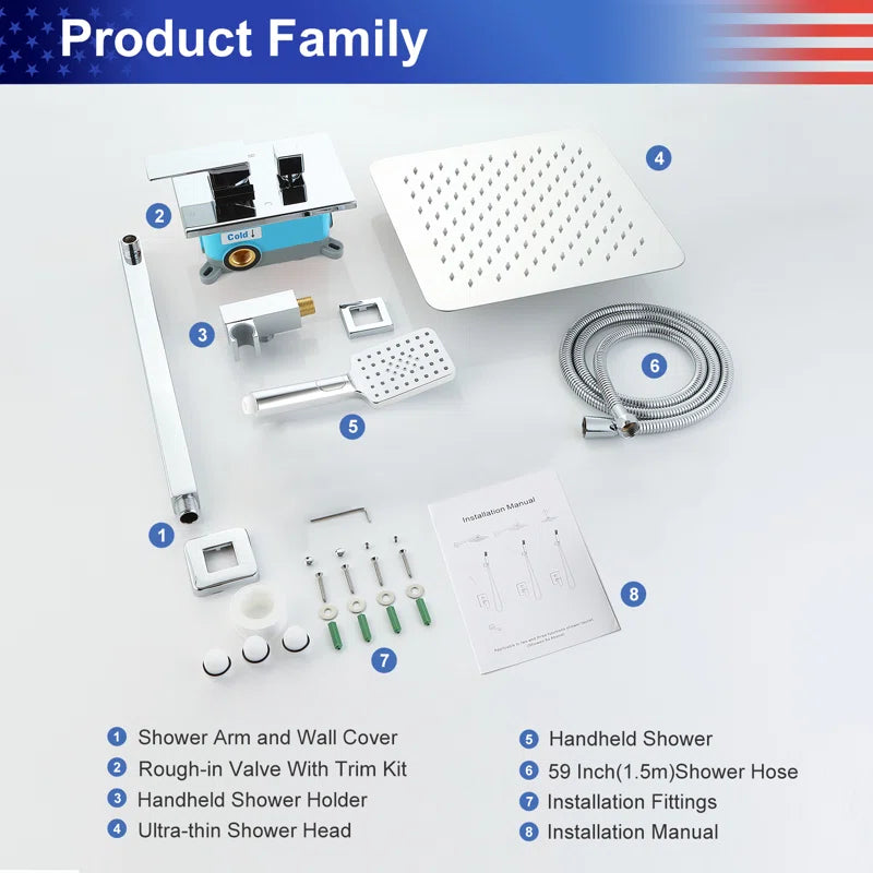 Rainlex Shower Product Family 
