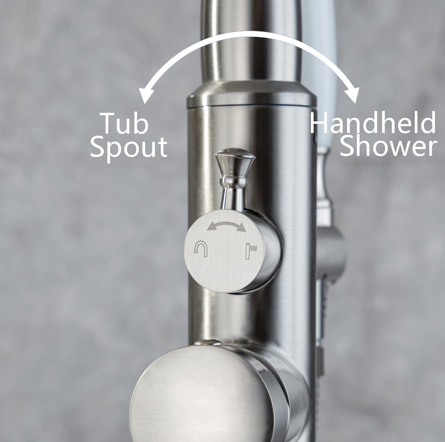 Single Handle Floor Mounted Clawfoot Tub Faucet with Handheld Shower RX8009