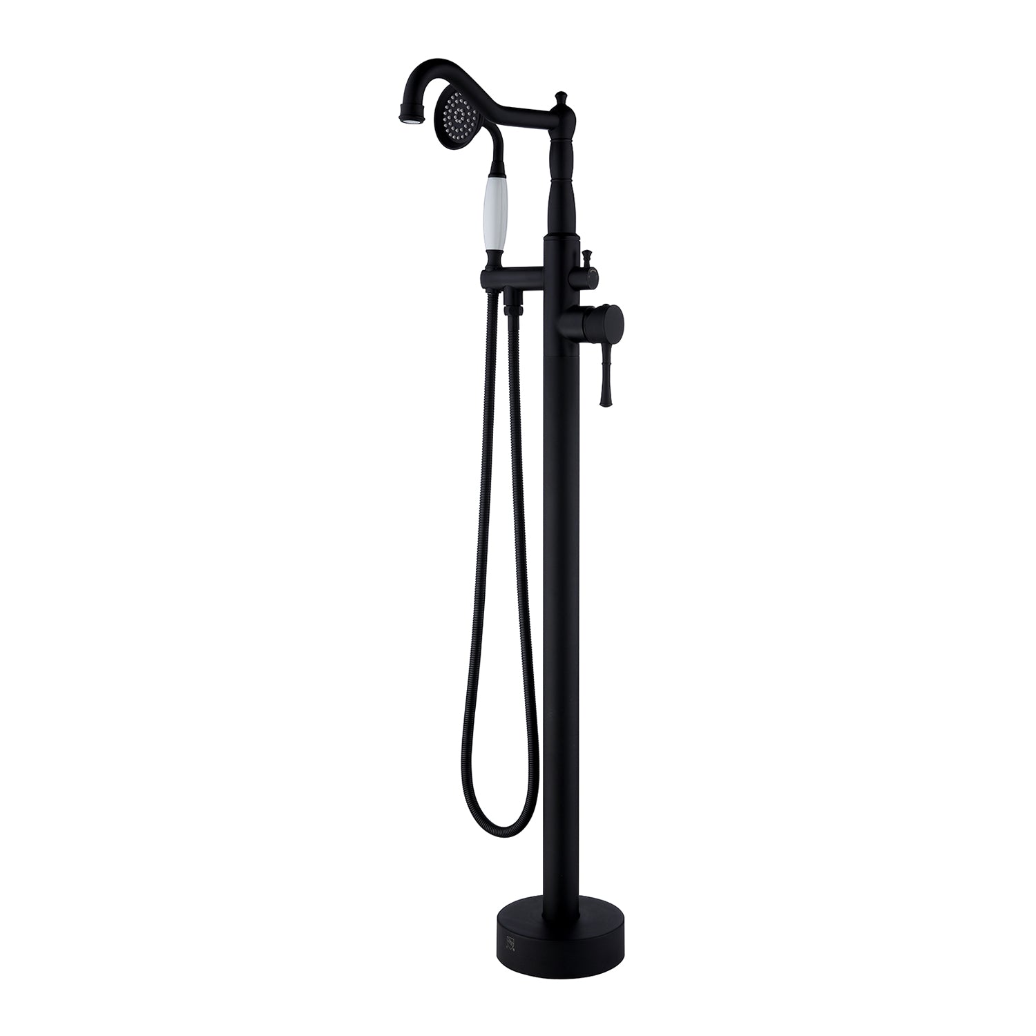 Robinet de baignoire à poignée unique monté au sol avec douche à main RX8009 