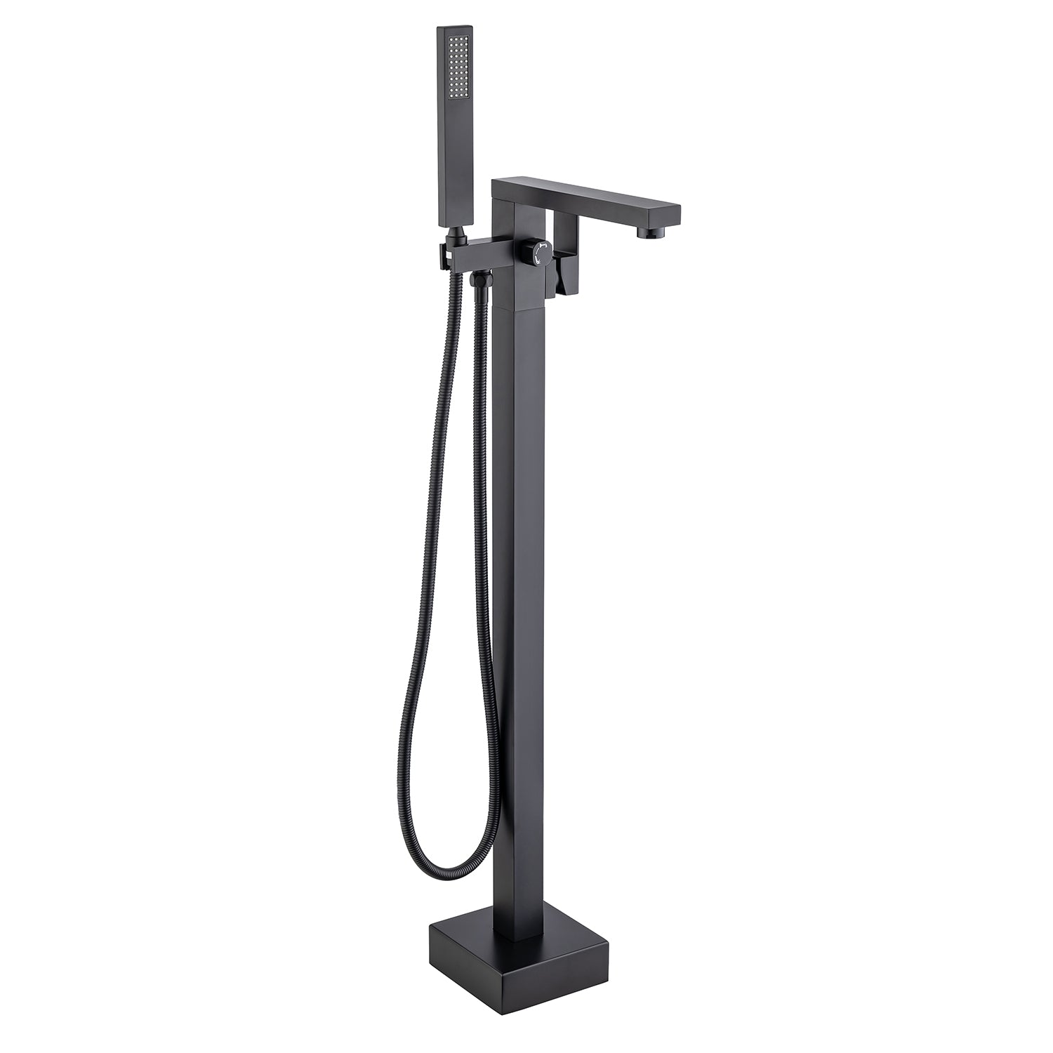 Robinet de baignoire à poignée unique monté au sol avec douche à main RX8010