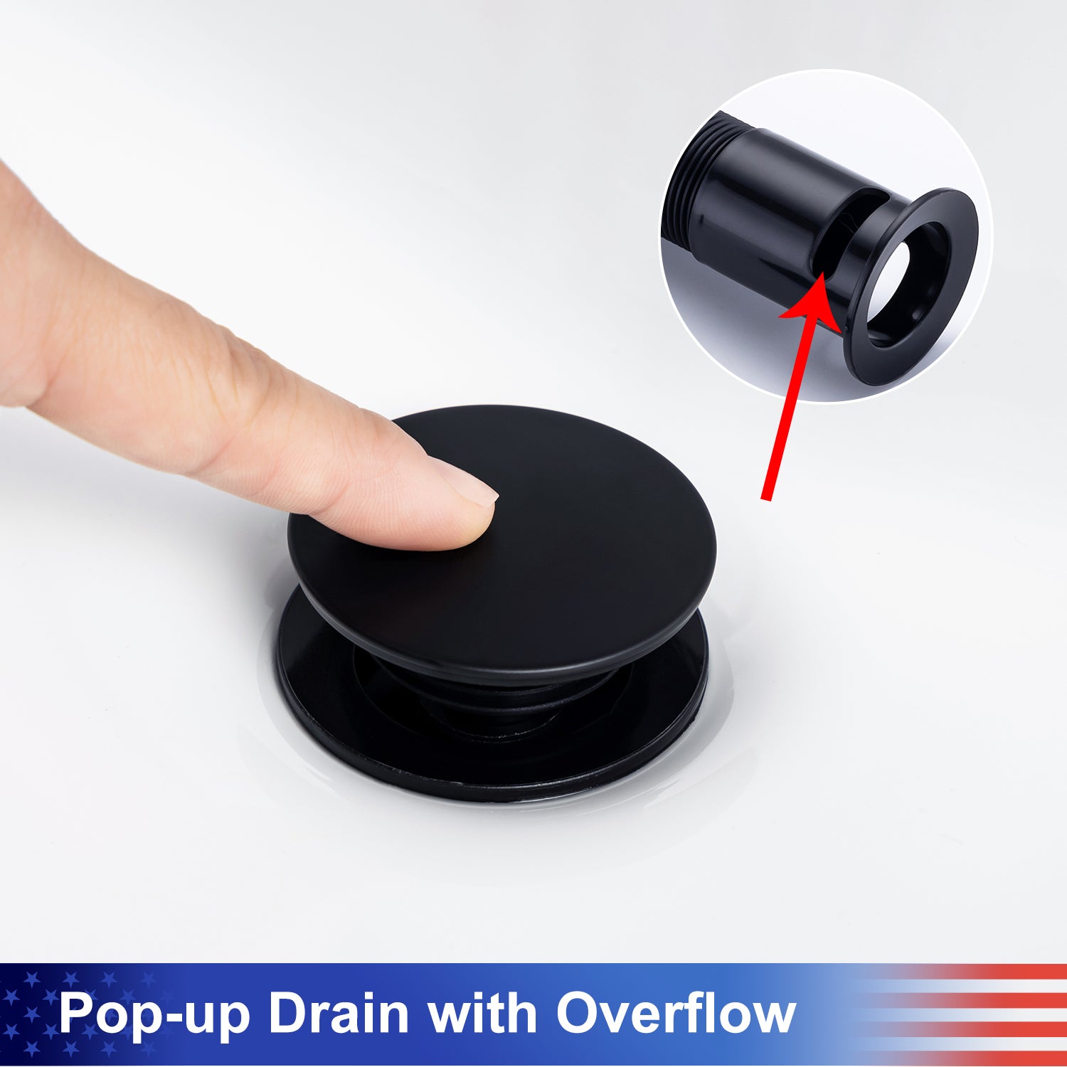 2-Handle Widespread Bathroom Faucet with Drain Assembly (S83002)