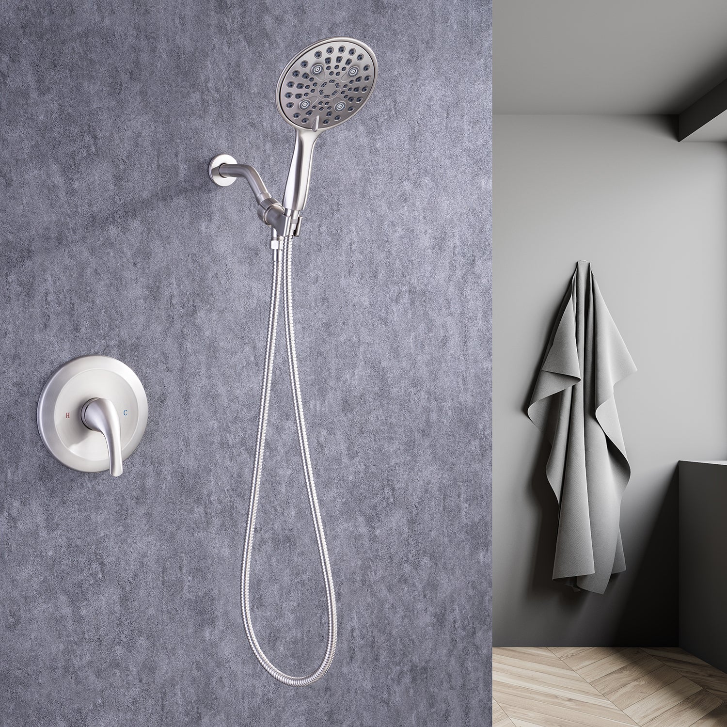 Robinet de douche avec valve brute RX92101-6