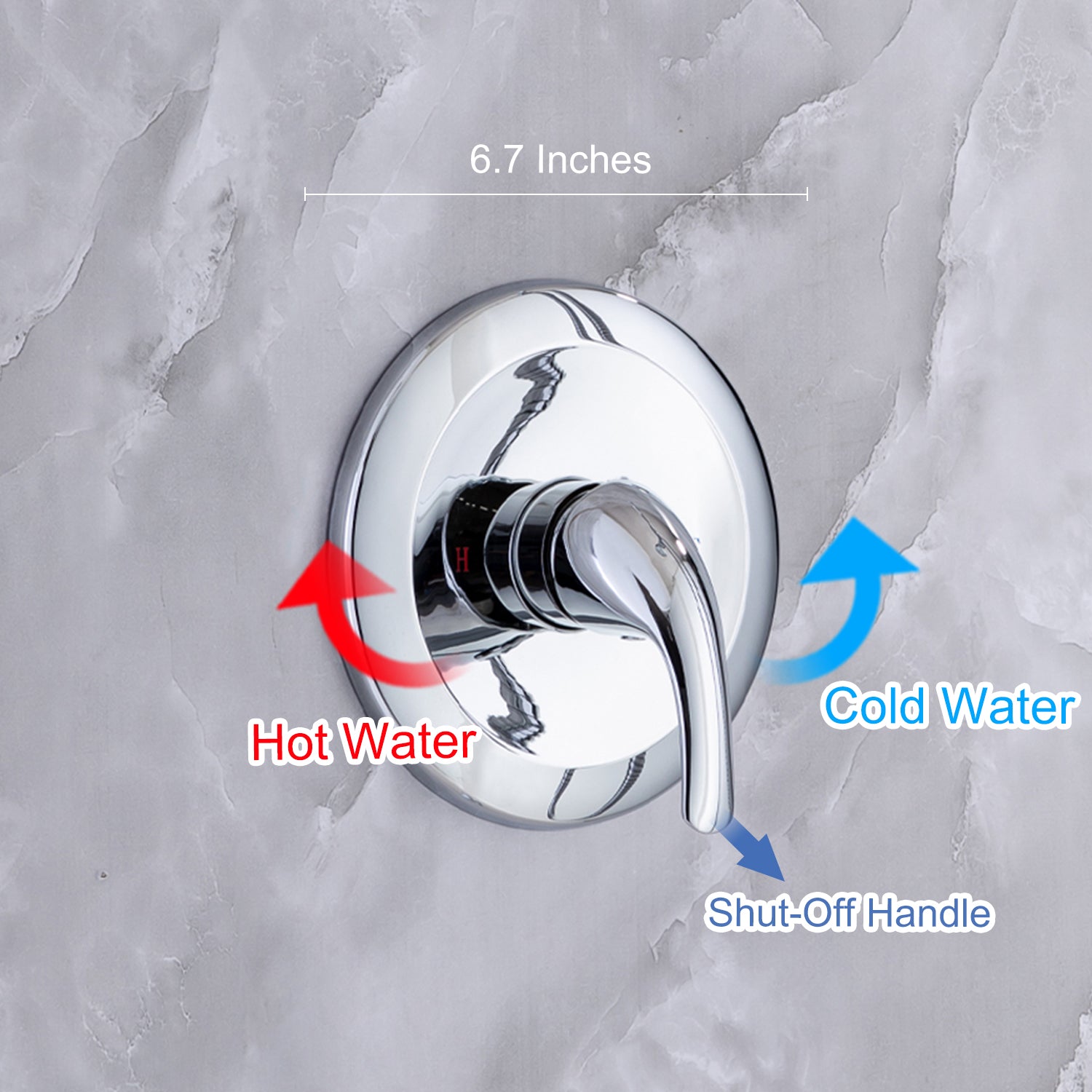 Shower Faucet With Rough-In Valve RX92101-6