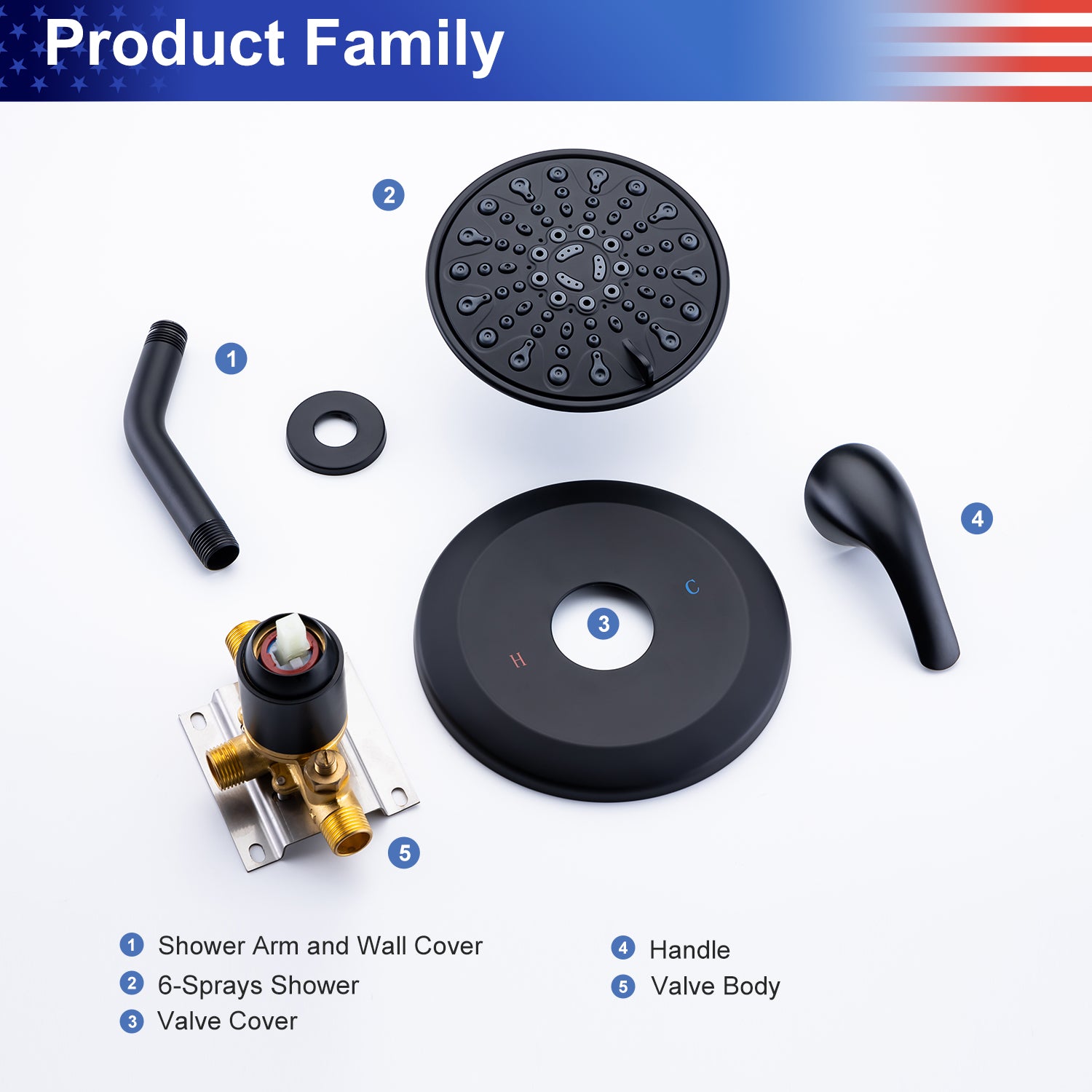 Spray Shower Faucet Product Family