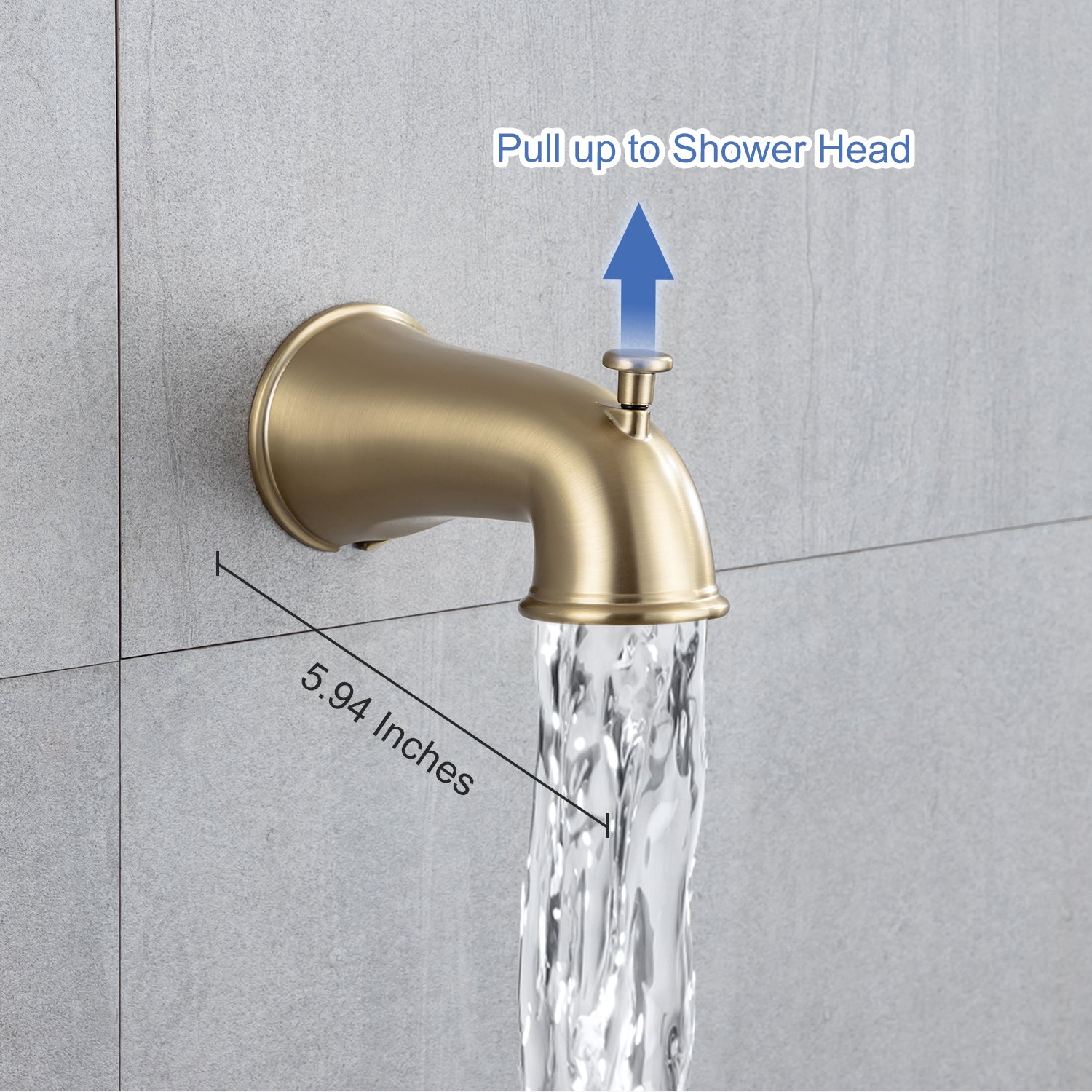 Robinet de douche à 6 jets avec valve brute RX92202-6