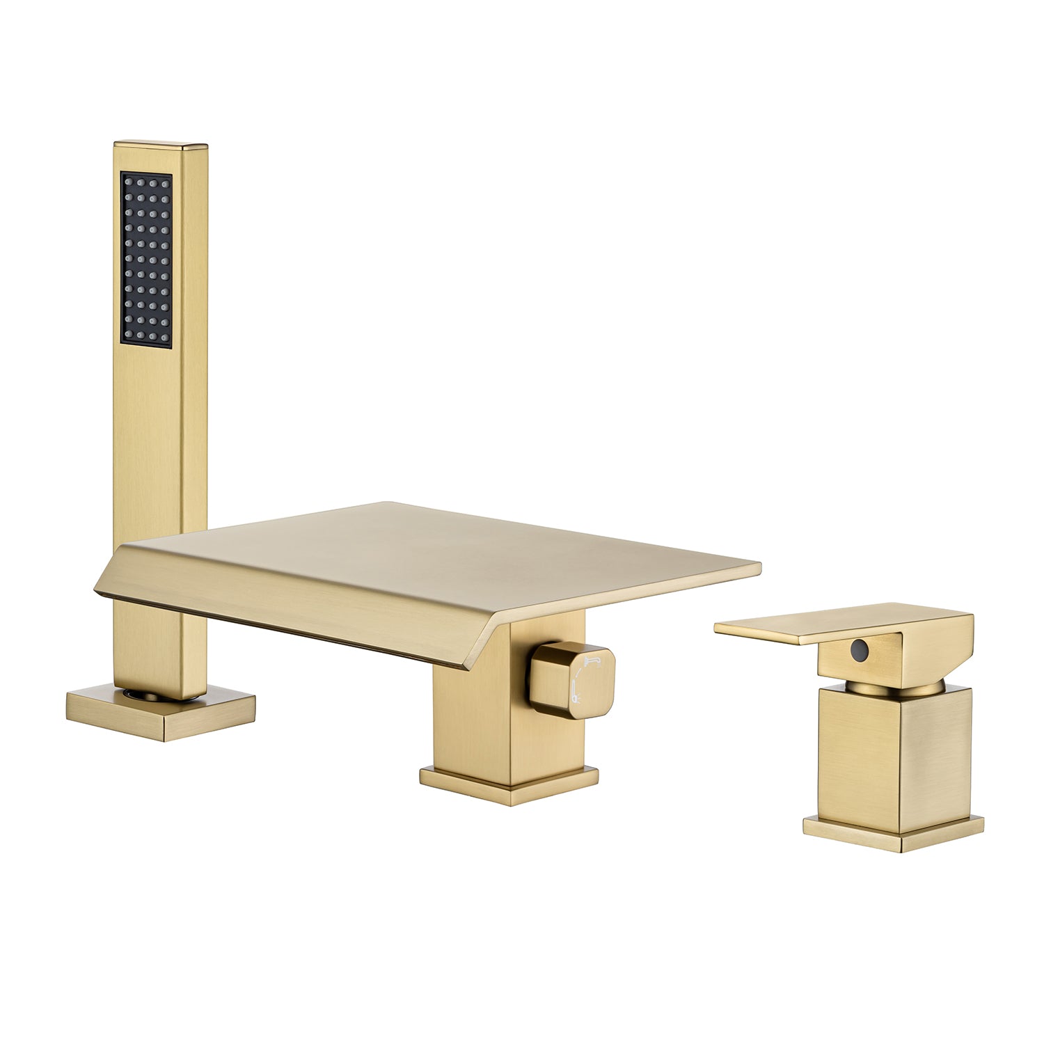 Golden Deck Mounted Faucet