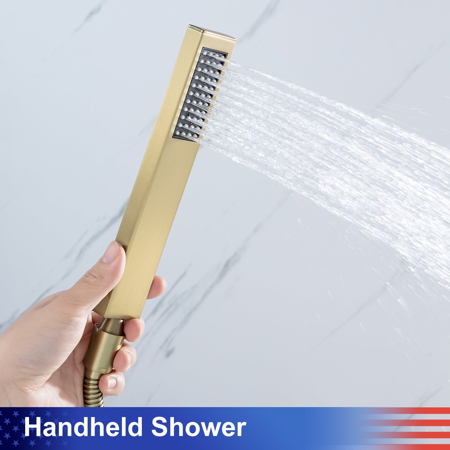 Deck Mounted Faucet Handheld Shower