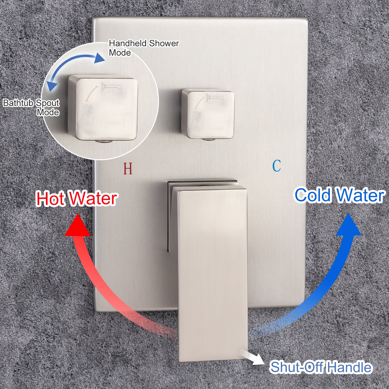 Tub and Shower Faucet with Rough-in Valve RX93107