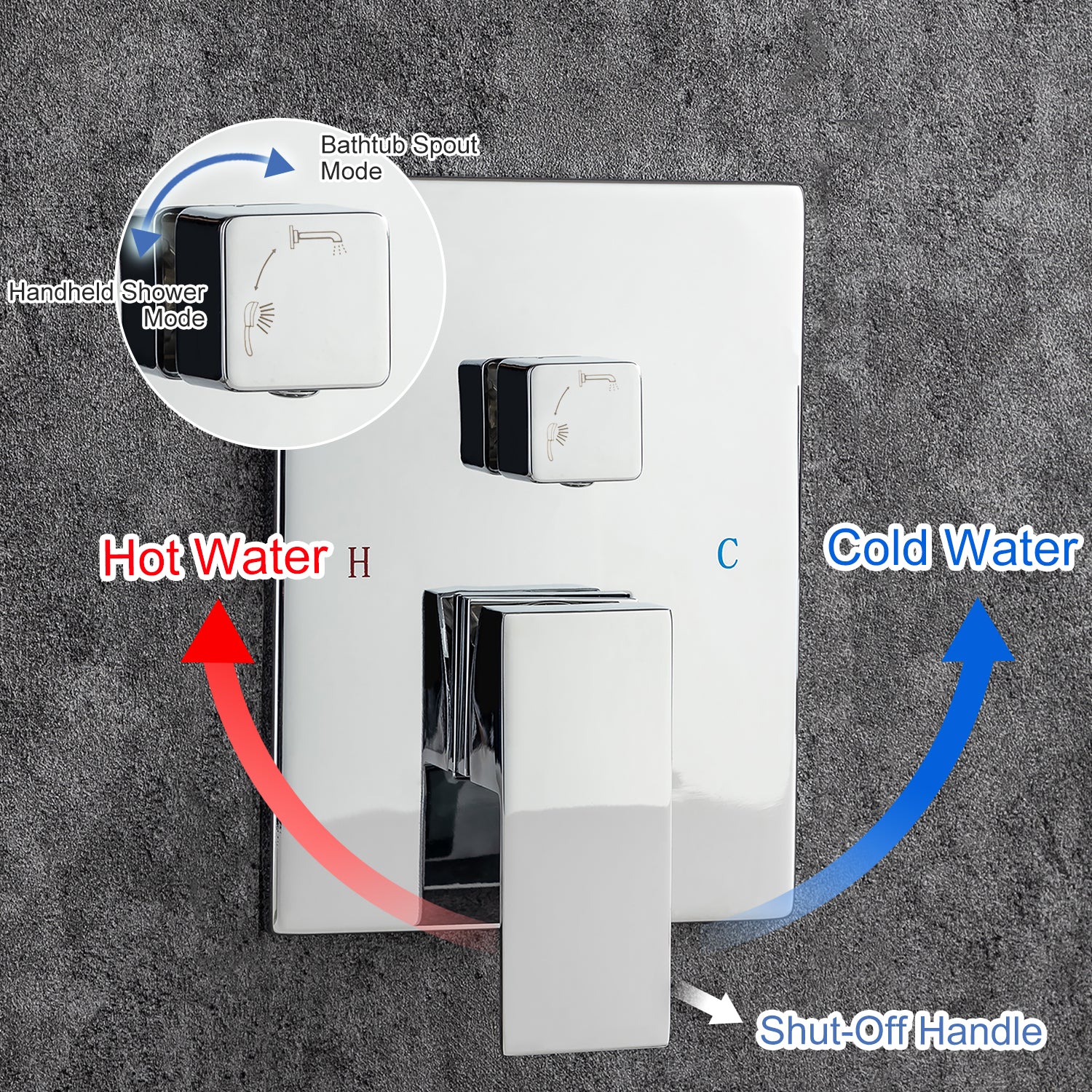 Tub and Shower Faucet with Rough-in Valve RX93107