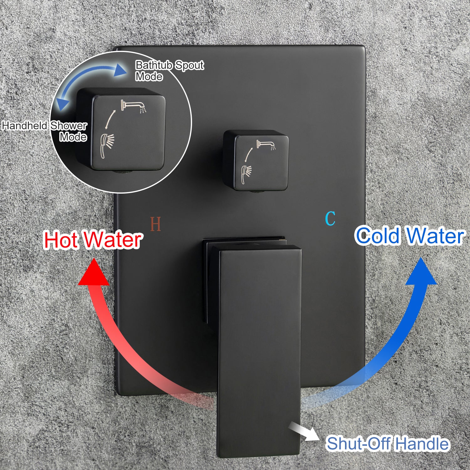 Tub and Shower Faucet with Rough-in Valve RX93107